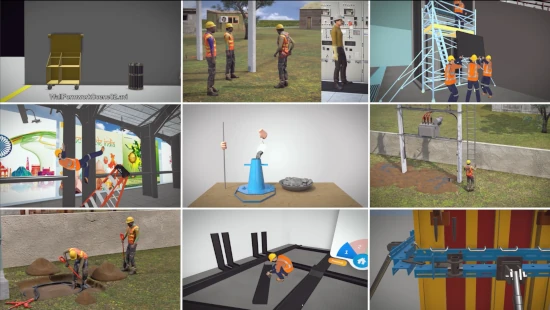 3D Animation Construction Visualization