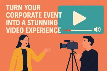 Corporate event video editing hero