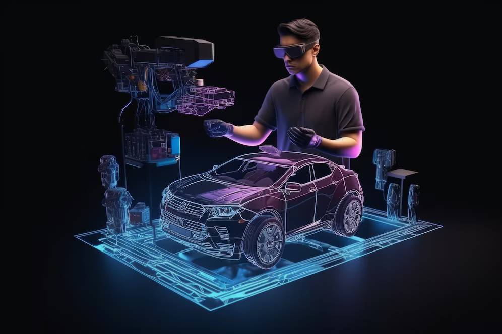Augmented reality in automotive industry with HUD technology